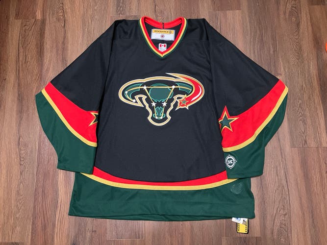 NWT Dallas Stars “Mooterus Cow Bull” Koho Blank NHL Hockey Jersey Size XL