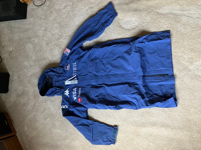 Brand new US Ski Team rain shell jacket