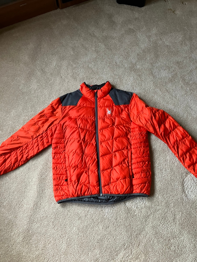 Spyder light puffy ski jacket