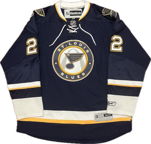 St. Louis Blues Brad Boyes “Arch” Alt Reebok NHL Hockey Jersey Size XL