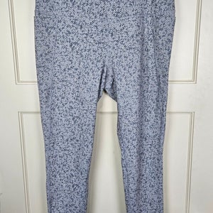 Spyder Active Leggings Gray 25" Women's Yoga Pants Gym Run Size: XL