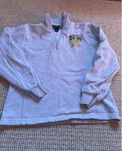 Mid Fairfield Stars Gray Women's Adult Small 1/4 Zip