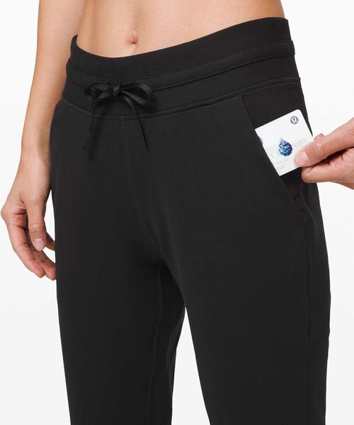 Lululemon Ready to Fleece High-Rise Jogger Women's Black Pants Size: 4 Pima