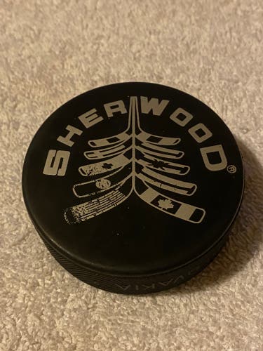 Sherwood Hockey Company Hockey Logo Puck