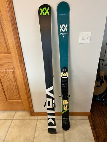 Used 2018 Volkl 155 cm Park Transfer Skis With Bindings