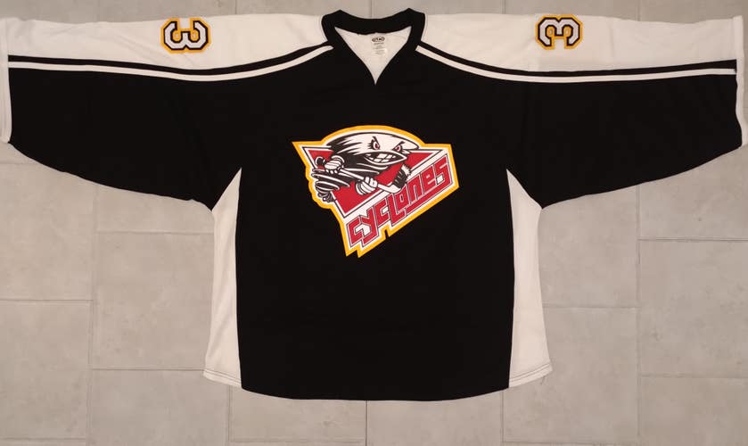 Athletic Knit H7600G Cincinnati " Cyclones"" Style Hockey Jersey - 4XL- NEW