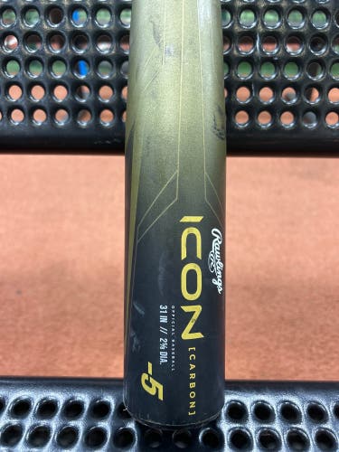 Used Rawlings (-5) 26 oz 31" ICON Bat