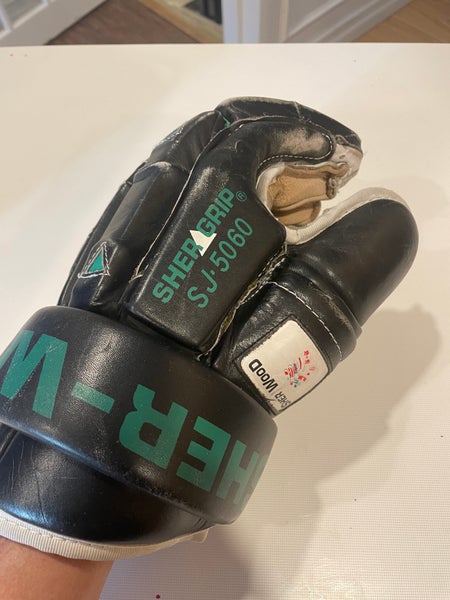 Vintage Sher-Wood Hockey Gloves