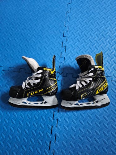 Used Youth CCM Super Tacks AS3 Pro Hockey Skates Regular Width 12