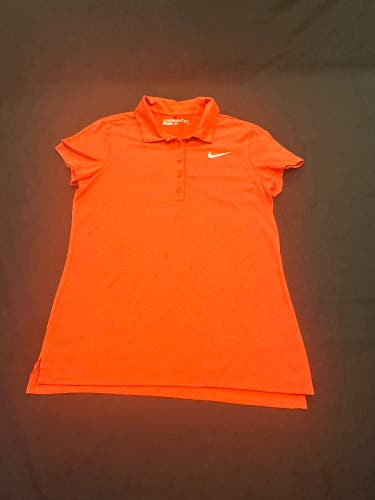 Nike Golf, Dri-Fit Short Sleeve Red Polo. Size Small