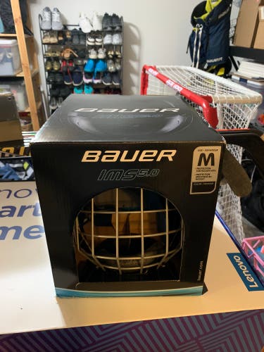 New Medium Bauer IMS 5.0 Helmet