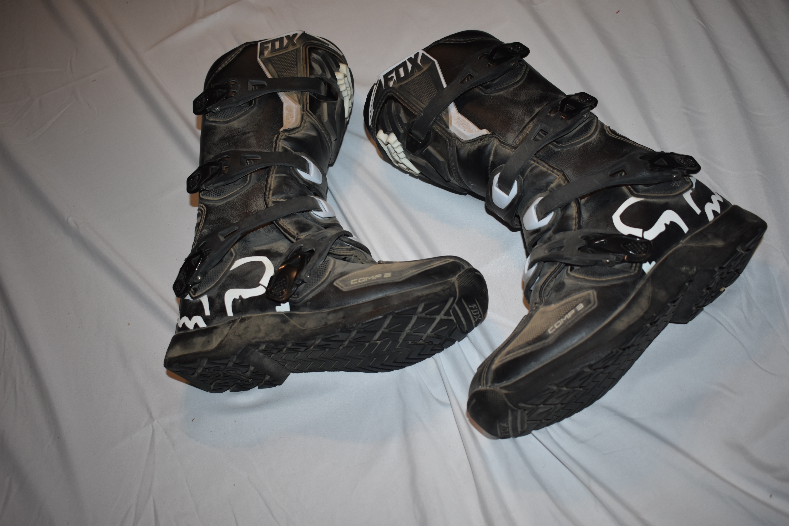 Fox Comp 5 Youth Motocross Boots, Youth Size 5