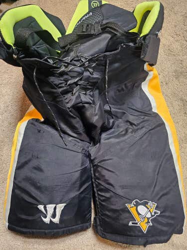 PITTSBURGH PENGUINS Warrior Alpha Large +1 Pro Stock Game Worn Used Pants
