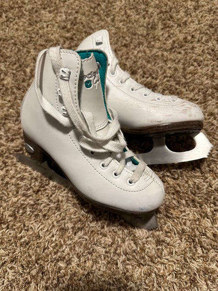 Used Riedell Opal Junior 13 Figure Skates