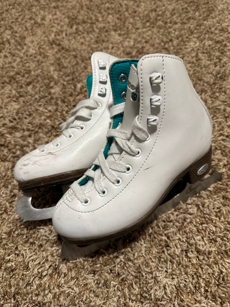 Used Riedell Opal Junior 13 Figure Skates
