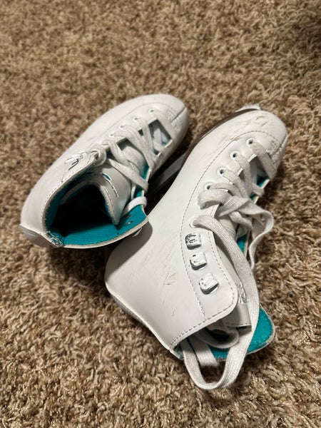 Used Riedell Opal Junior 13 Figure Skates