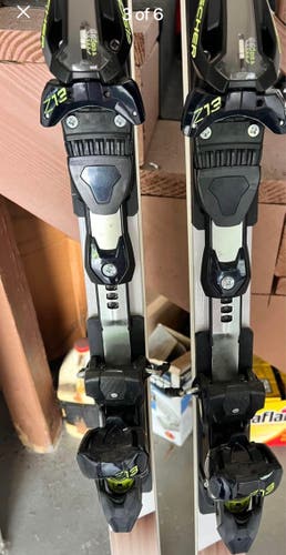 Used Fischer 188 cm Racing RC4 World Cup GS Skis With Bindings