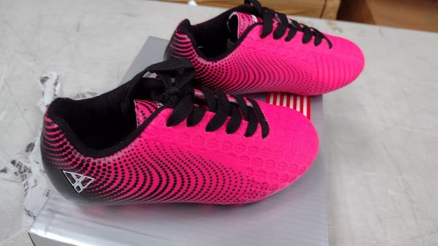 Vizari Kids Stealth FG Outdoor Firm Ground Soccer Shoes | Pink/Black Size 5.5 | VZSE93354Y-5.5