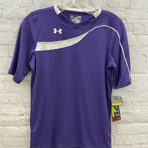 Under Armour Youth Unisex Chaos 1227734 Size Large Purple White Jersey NWT $25