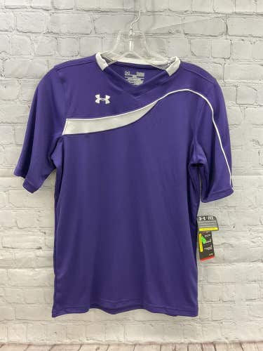 Under Armour Youth Unisex Chaos 1227734 Size Large Purple White Jersey NWT $25