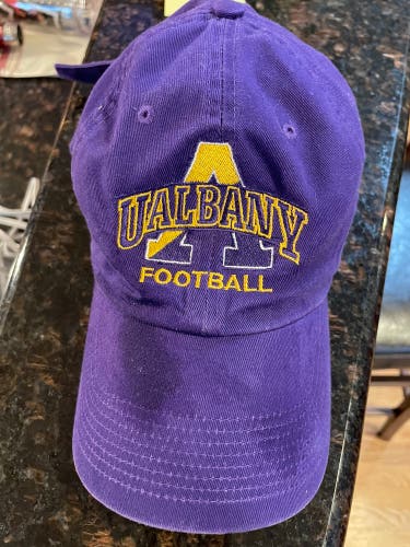 UAlbany Football Nike Purple Baseball Hat University of Albany