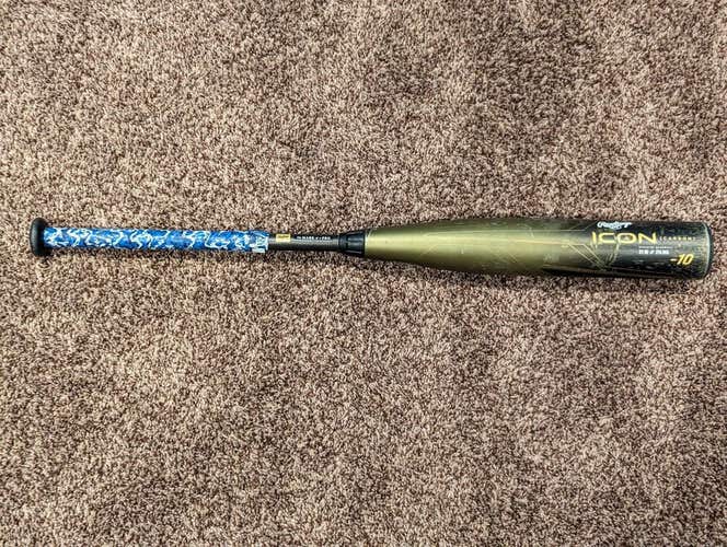 Used USSSA Certified 2023 Rawlings Composite ICON Bat (-10) 21 oz 31"