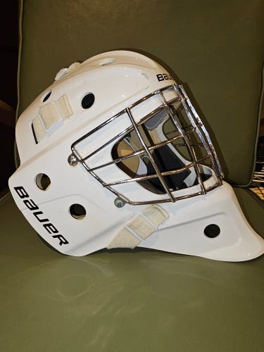 Senior Used Bauer NME Goalie Mask Pro Stock