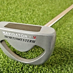 NorthWestern Navigator V Mallet Putter  /  RH  /  Steel ~35.25"  /  jd8389