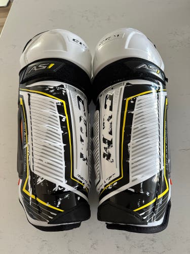 Used CCM 14" Super Tacks AS1 Shin Pads