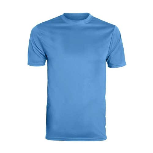 Augusta Sportswear Youth Nexgen Wicking Size Medium Columbia Blue Shirt New