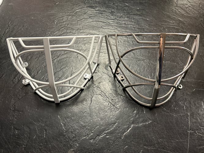 Warrior Ritual White And Silver Steel Non Certified Cat Eye Replacement Cages