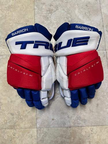 Pro Stock True Catalyst 9x Gloves, NYR 14" used
