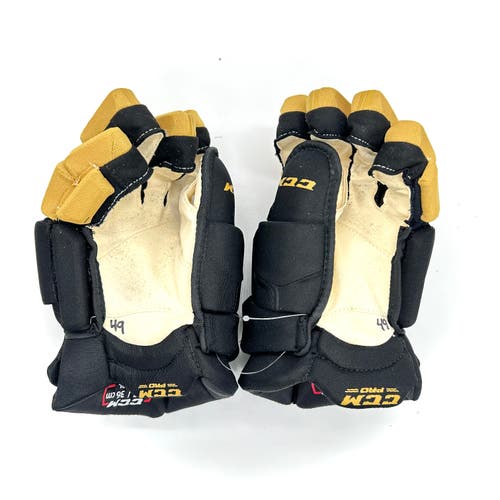 Used Pro Stock CCM HGQL Gloves - Vegas Golden Knights (NHL)