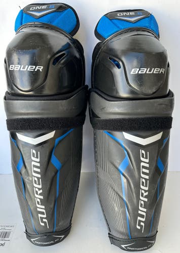 Senior 14” Used Bauer Supreme One.8 Shin Pads