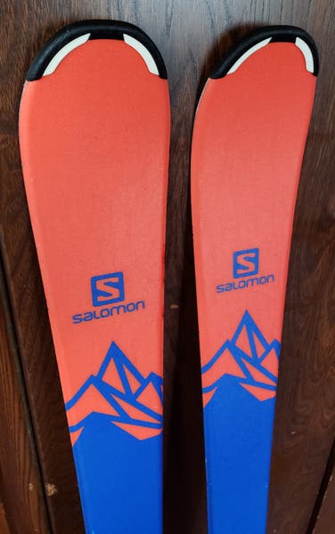 140cm Salomon QST Max JR Skis w/SALOMON L6 GRIP WALK/ EZ TRACK
