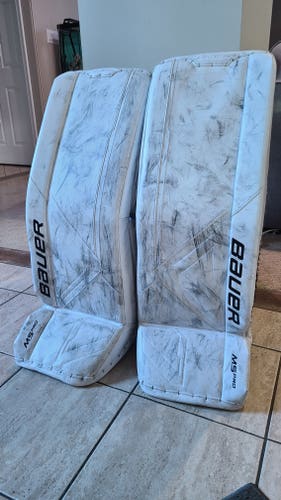 Used Small Bauer Supreme M5 Pro Goalie Leg Pads