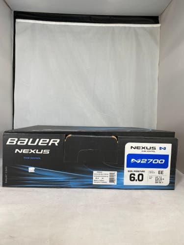 New Senior Bauer Nexus N2700 Hockey Skates Extra Wide Width Size 6