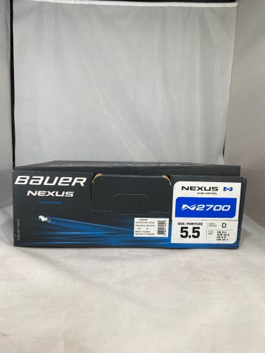 New Junior Bauer Nexus N2700 Hockey Skates Regular Width Size 5.5