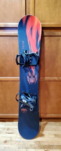 Used Men's Palmer classic Snowboard 153cm Freeride With Bindings size Large True Twin camber.