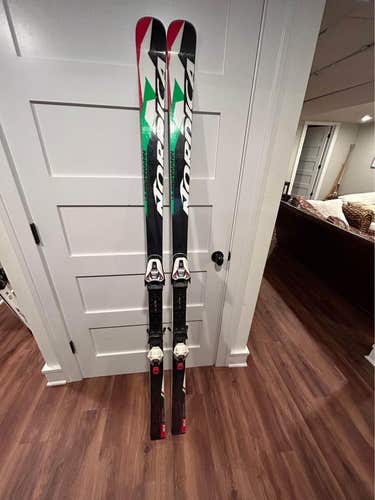 Nordica 184cm GS Race Skis with Marker XCell 12 Race Bindings
