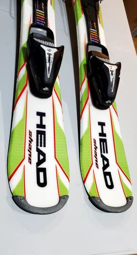 Used Unisex HEAD 94 cm Head shape Skis With Bindings 100.