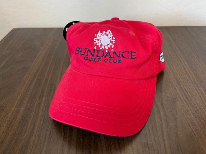 Sundance Golf Club BUCKEYE, ARIZONA Imperial Hats Red Adjustable Strap Cap Hat!