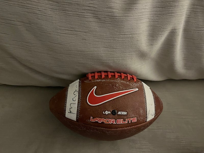 3 leather high school footballs