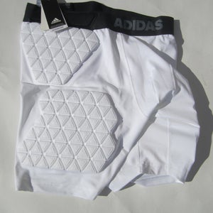 White Brand New Adult 3XL Unisex ADIDAS ALPHASKIN Impact Shorts NWT Size XXXL