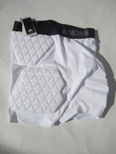 White Brand New Adult 3XL Unisex ADIDAS ALPHASKIN Impact Shorts NWT Size XXXL