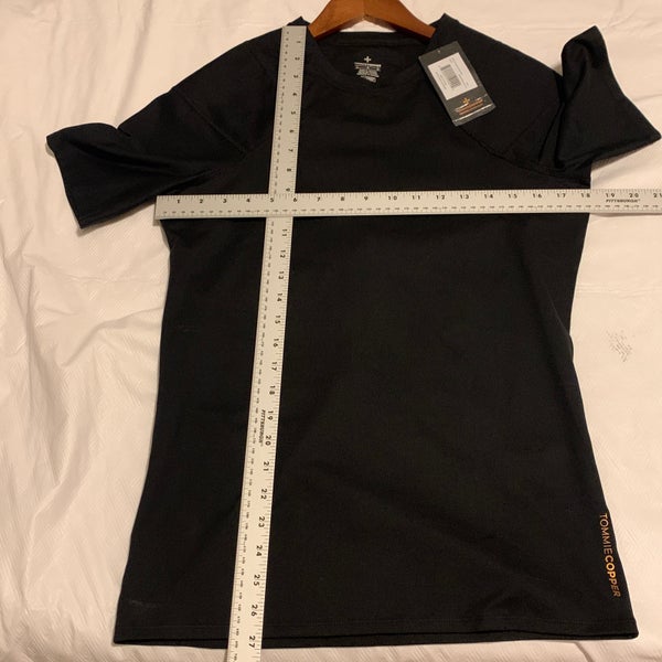 Tommie Copper Men's Short Sleeve Shoulder Support Shirt - Large - Black -  NEW