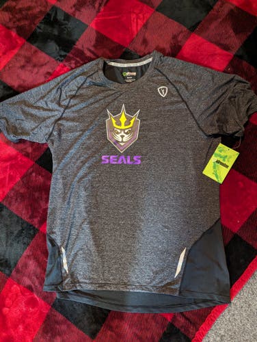 San Diego Seals Dark Gray New XL Men's Adrenaline Shirt