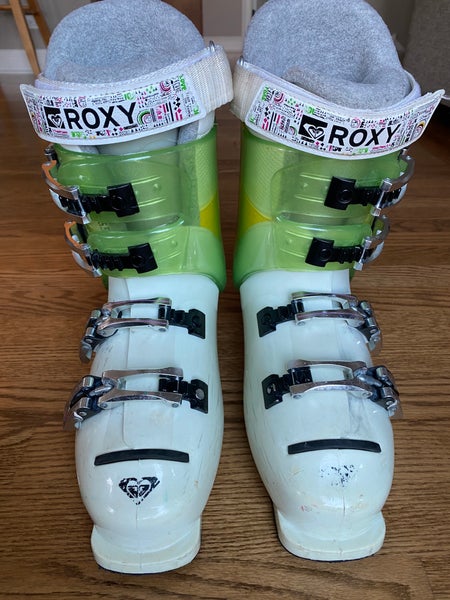 Roxy "Love Some People" Women's Ski Boots Mondo 25.5 Hocus Pocus Green/White