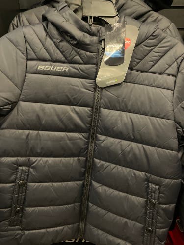Bauer Hooded Puffer Jacket Youth Medium