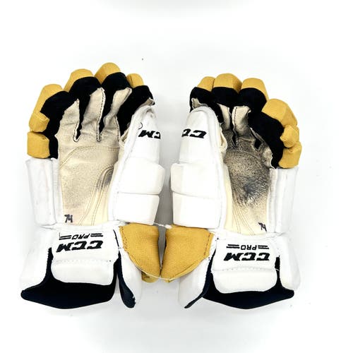 Used Pro Stock CCM HGTKPP Gloves - Vegas Golden Knights (NHL)